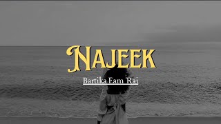 Najeek by BimbaakashLyrics Video [upl. by Whallon]