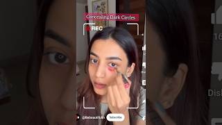 shorts concealing Dark Circles😱 ytshortsdarkcirclesytmakeupmakeuptutorialmakeuphacks [upl. by Tini]