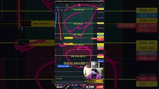 🚨Gold Live Trading  Crypto Trading  BTC  GOLD  11 Nov btc xauusd verticallive [upl. by Sordnaxela]