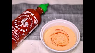 SPICY MAYO RECIPE  3 INGREDIENT SPICY MAYO FOR SUSHI ROLLS [upl. by Cutty]