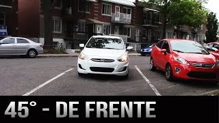 Estacionamiento 45 grados  De frente [upl. by Nosdivad]