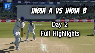 Duleep Trophy  INDIA A VS INDIA B Full Highlights Day 2  Neon RV 7 [upl. by Hermes]