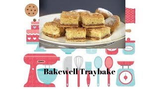 How to bake a Bakewell Traybake [upl. by Brinna]