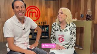 Chismecito en la cocina con Laura Bozzo en MasterChef Celebrity [upl. by Sama]