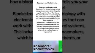 Biosensors and Bioelectronics [upl. by Annairdna822]