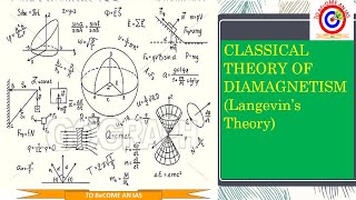 Classical theory of diamagnetism Langevins theory [upl. by Malloch]