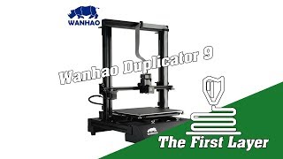 Our first look at the Wanhao Duplicator 9 3D printer [upl. by Tteltrab]