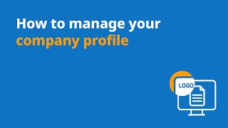 How to manage company profile  electronic signature [upl. by Gene914]