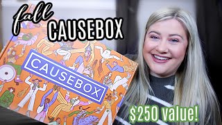 CAUSEBOX FALL 2020 FULL BOX REVEAL  LIFESTYLE SUBSCRIPTION BOX [upl. by Anetta]