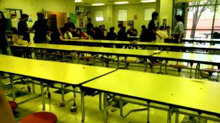 Stevenson Middle School 8th Grade Food Fight [upl. by Atikkin]