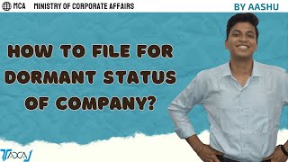 How File For Dormant Status for the Company with MCA ROC  How To Avoid Compliance for a Company [upl. by Artinak]