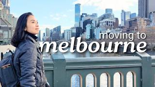 Moving to melbourne vlog 🇦🇺  visa for australia apartment hunting job search exploring the city [upl. by Liryc]