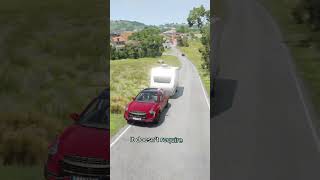 CRASHING CAMPERS🚙🚌BeamNG shorts [upl. by Niall]