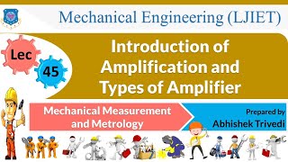 L 45 Amplification and Types of Amplifier  Mechanical Measurement and Metrology  Mechanical [upl. by Anirdua]