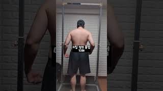 4일 13회 점프 풀업 도전 💪 [upl. by Eyahs]