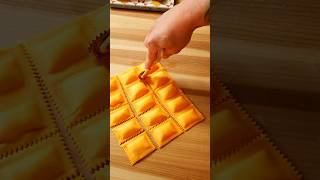 Simple is BEST  homemade ricotta ravioli pasta ravioli foodshorts [upl. by Enida1]