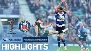 Harlequins v Bath  HIGHLIGHTS  Yellow Cards Hurt Hosts  Gallagher Premiership 202223 [upl. by Lenee677]