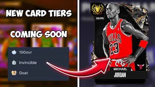 100 OVR INVINCIBLE AND GOAT NEW CARD TIERS CONFIRMED COMING THIS YEAR IN NBA 2K24 MyTEAM [upl. by Ojeibbob77]