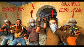 ⚠️AULAS⚠️ 2022 CLUTCH DUST II  4x1 TR AWP Counter Strike Global Offensive [upl. by Dane351]