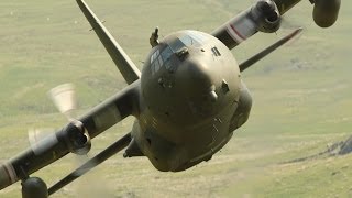 Mach loop Spectacular Herc C130 pass [upl. by Willmert]