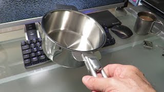 Casserole CRISTEL UNBOXING  High End Stainless Steel Cooking Utensils [upl. by Nagiam448]