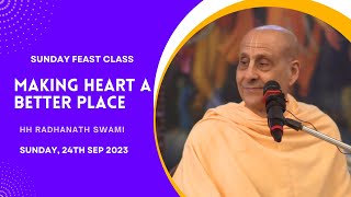 Making Heart A Better Place  HH Radhanath Swami  ISKCON Chowpatty [upl. by Nylesaj427]