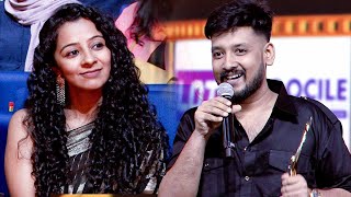 Darshana Rajendran impressed with Malayalam lyric writer Vinayak Sasikumars speech at South Awards [upl. by Ennyl]