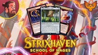 Strixhaven Spoilers — March 30  Treasure Cycling 5c Spellslinger Commander Izzet Elder Dragon [upl. by Rich920]