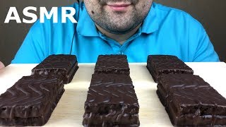 ASMR CHOCOLATE COVERED FUDGE CAKES Relaxing Eating Sounds Mukbang NO TALKING [upl. by Zizaludba683]