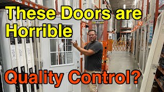 We Couldn’t Buy These Masonite Doors at Home Depot Unusable 2021 [upl. by Weitzman]