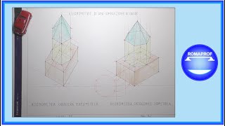 ASSONOMETRIE DI UNA COMPOSIZIONE DI SOLIDI  COMP N°2  1089 [upl. by Oah859]