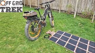 ebike Battery Solar Blanket Charging Kits now Available [upl. by Ecerahs]