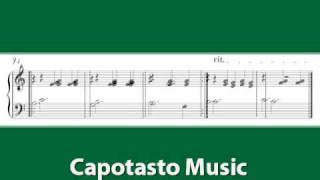 Easy piano sheet music A Waltz For You by Peter Edvinsson [upl. by Eliason]