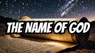 I AM What is the True Name of God The Tetragrammaton YHWH [upl. by Yensehc285]