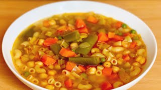 SOPA DE MINESTRONE 🍲 COCINA ITALIANA UnaChefenlaCocina [upl. by Marala201]