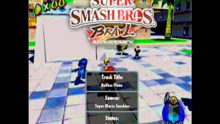 Music Super Smash Bros Brawl  Delfino Plaza [upl. by Oidacra]