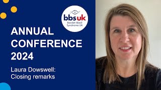 Closing remarks Laura Dowswell  BBS UK Conference 2024 [upl. by Seymour]