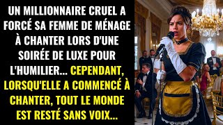 MILLIONNAIRE A FORCÉ SA FEMME DE MÉNAGE À CHANTER  CE QUI SEST PASSÉ A LAISSÉ TOUT LE MONDE [upl. by Revolc169]