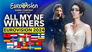 All My National Finals Winners  Eurovision 2024 Season [upl. by Flagler]