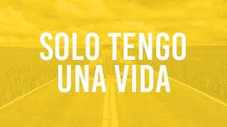 Solo Tengo Una Vida Lyric Video Oficial  RENUEVO [upl. by Enicul616]