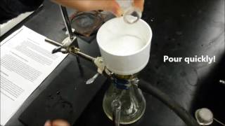 Filtration of Aspirin Lab11 [upl. by Hcahsem]