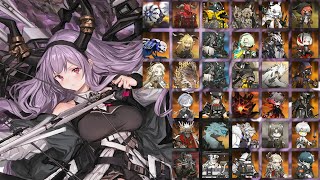 Arknights Typhon VS Every BOSS [upl. by Jaella]