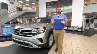 2021 Volkswagen Atlas Cross Sport SE With Technology walk around video [upl. by Babbie]