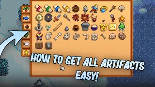 Stardew Valley How To Get all Artifactsall Locations [upl. by Ahsien563]