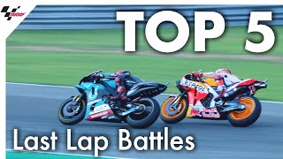 Top 5 last lap battles in 2019 [upl. by Bennir624]