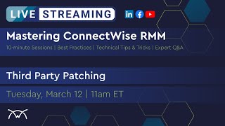 Mastering RMM  Third Party Patching [upl. by Assirual]