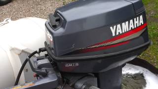 Yamaha 20 hp outboard motor 2004r 2 stroke dwusuw [upl. by Melvena]