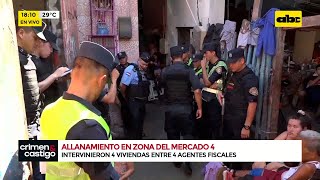 Policías allanan viviendas en Añaretãi incautaron drogas y dinero en efectivo [upl. by Burnsed]