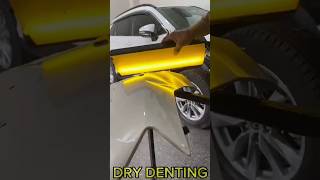 COROLLA CROSS BONNET FENDER DENT REPAIR OF DRY DENTING WITHOUT PAINT TUTORIAL shorts youtubeshorts [upl. by Gnod]