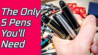 Building The Perfect 5 Pen Fountain Pen Collection [upl. by Bluefarb924]